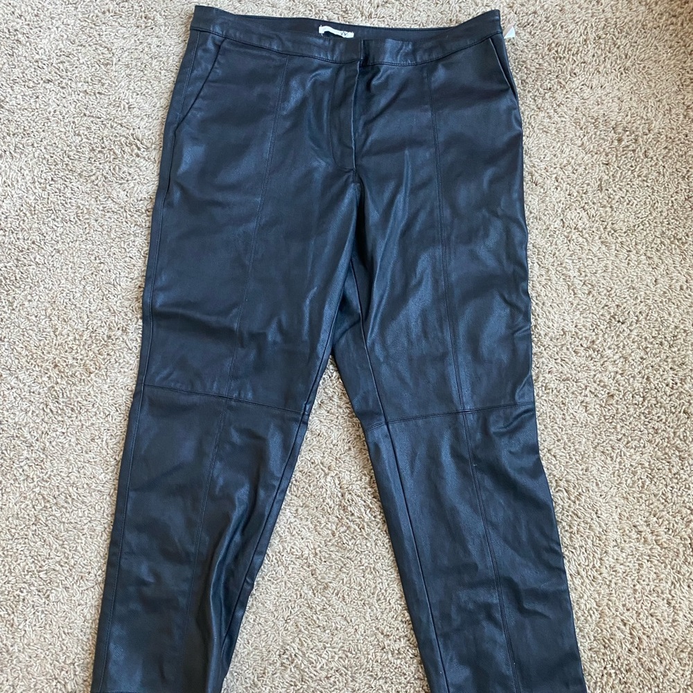 H&M Faux Leather Pants